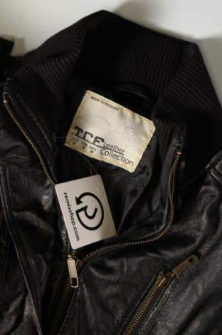 Γυναικείο δερμάτινο μπουφάν Zara Trafaluc, Μέγεθος M, Χρώμα Μαύρο, Τιμή 24,77 €