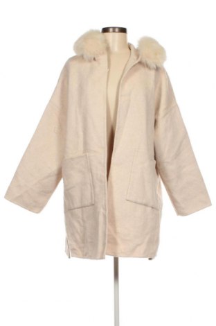 Дамско палто, Размер S, Цвят Бежов, Цена 52,43 лв.