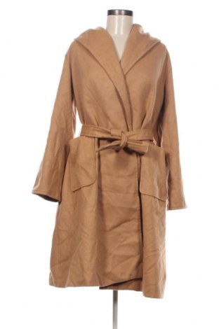 Дамско палто, Размер L, Цвят Бежов, Цена 26,75 лв.