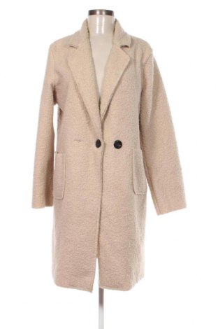 Дамско палто, Размер L, Цвят Бежов, Цена 52,43 лв.