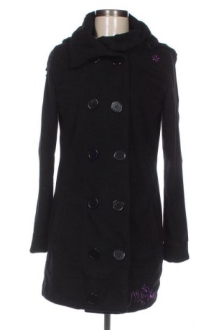 Дамско палто, Размер L, Цвят Черен, Цена 20,33 лв.