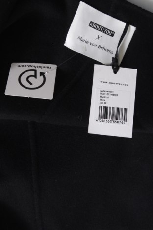 Γυναικείο παλτό ABOUT YOU x Marie von Behrens, Μέγεθος M, Χρώμα Μαύρο, Τιμή 82,81 €