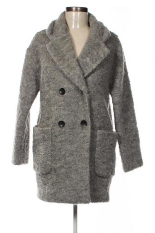 Γυναικείο παλτό Bershka, Μέγεθος XS, Χρώμα Γκρί, Τιμή 14,56 €