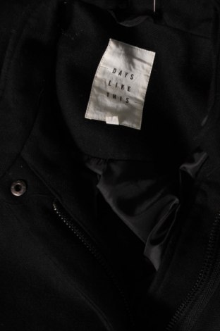 Дамско палто Days Like This, Размер L, Цвят Черен, Цена 42,80 лв.