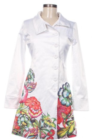 Γυναικείο παλτό Desigual, Μέγεθος M, Χρώμα Λευκό, Τιμή 174,74 €