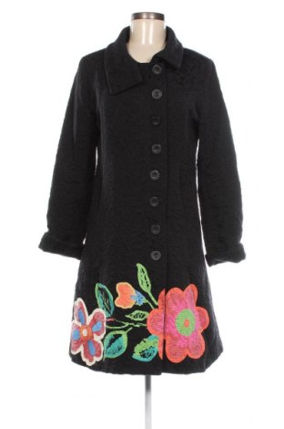 Γυναικείο παλτό Desigual, Μέγεθος XL, Χρώμα Μαύρο, Τιμή 62,85 €