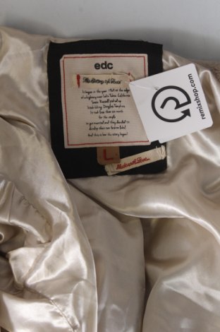 Γυναικείο παλτό Edc By Esprit, Μέγεθος L, Χρώμα Εκρού, Τιμή 17,82 €