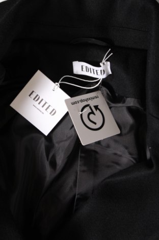 Γυναικείο παλτό Edited, Μέγεθος M, Χρώμα Μαύρο, Τιμή 25,77 €