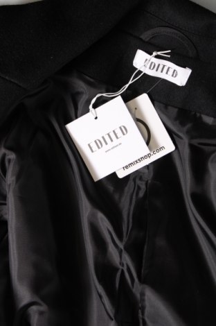 Γυναικείο παλτό Edited, Μέγεθος M, Χρώμα Μαύρο, Τιμή 37,24 €