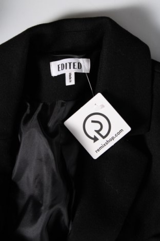 Γυναικείο παλτό Edited, Μέγεθος M, Χρώμα Μαύρο, Τιμή 37,79 €