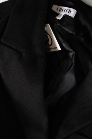 Дамско палто Edited, Размер M, Цвят Черен, Цена 53,01 лв.