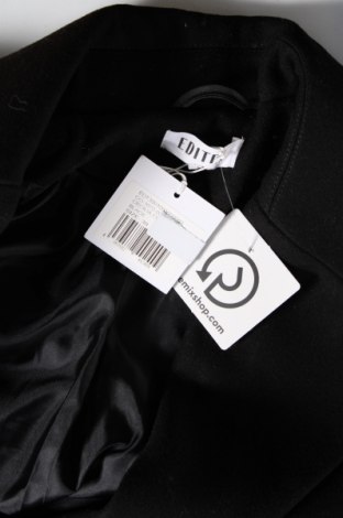Γυναικείο παλτό Edited, Μέγεθος M, Χρώμα Μαύρο, Τιμή 59,59 €