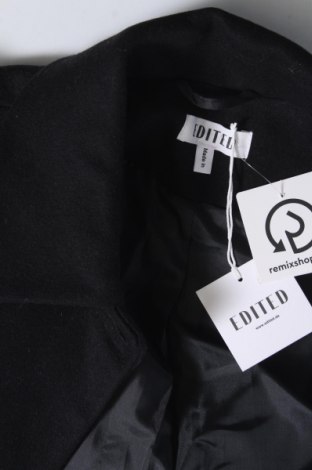 Γυναικείο παλτό Edited, Μέγεθος S, Χρώμα Μαύρο, Τιμή 37,24 €