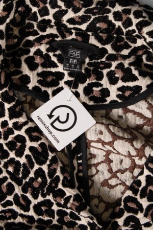 Γυναικείο παλτό F&F, Μέγεθος L, Χρώμα Πολύχρωμο, Τιμή 37,75 €