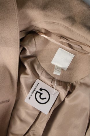Palton de femei H&M, Mărime XS, Culoare Bej, Preț 116,15 Lei