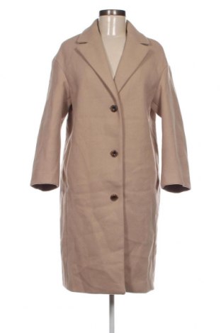 Дамско палто H&M, Размер XS, Цвят Бежов, Цена 39,59 лв.