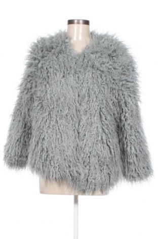 Дамско палто H&M, Размер S, Цвят Син, Цена 63,64 лв.