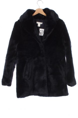 Дамско палто H&M, Размер XS, Цвят Син, Цена 80,65 лв.