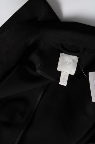 Дамско палто H&M, Размер L, Цвят Черен, Цена 21,12 лв.