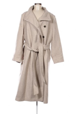 Дамско палто Mango, Размер XXL, Цвят Бежов, Цена 105,30 лв.
