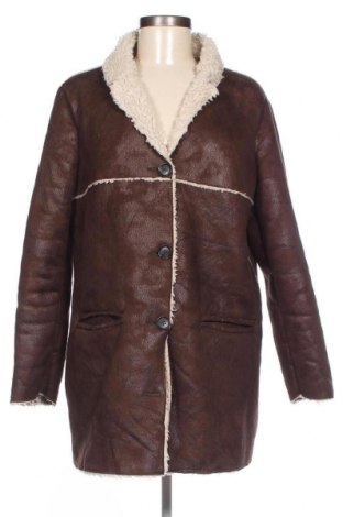 Дамско палто Mango, Размер L, Цвят Кафяв, Цена 19,57 лв.