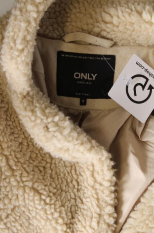 Дамско палто ONLY, Размер S, Цвят Екрю, Цена 18,15 лв.