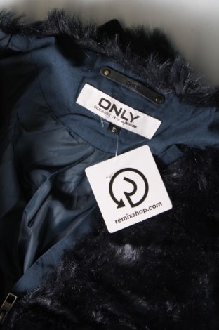 Дамско палто ONLY, Размер S, Цвят Син, Цена 20,35 лв.