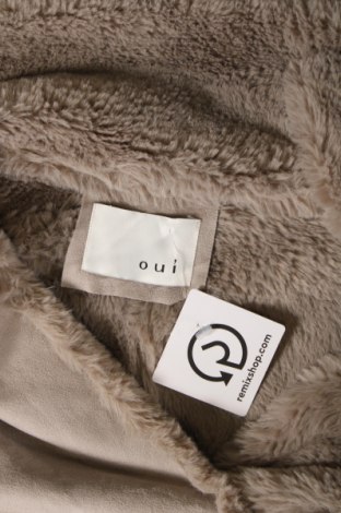 Γυναικείο παλτό Oui, Μέγεθος M, Χρώμα Γκρί, Τιμή 38,35 €