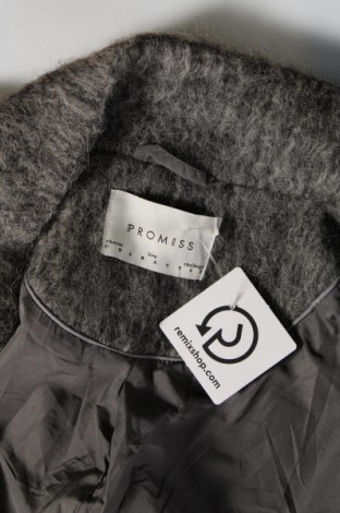 Дамско палто Promiss, Размер M, Цвят Сив, Цена 28,86 лв.