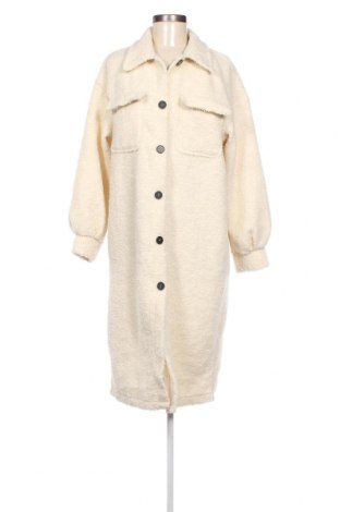 Γυναικείο παλτό SHEIN, Μέγεθος M, Χρώμα Εκρού, Τιμή 15,84 €