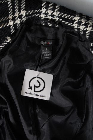 Дамско палто Style & Co, Размер S, Цвят Черен, Цена 16,05 лв.
