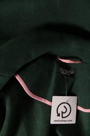 Дамско палто Topshop, Размер S, Цвят Зелен, Цена 25,30 лв.