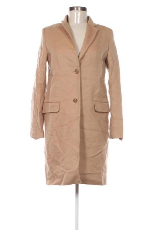 Дамско палто Uniqlo, Размер XS, Цвят Бежов, Цена 49,20 лв.