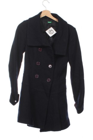 Γυναικείο παλτό United Colors Of Benetton, Μέγεθος XS, Χρώμα Μπλέ, Τιμή 10,56 €