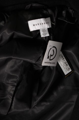 Γυναικείο παλτό Warehouse, Μέγεθος M, Χρώμα Μαύρο, Τιμή 29,79 €
