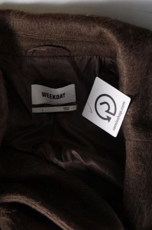 Palton de femei Weekday, Mărime L, Culoare Maro, Preț 236,65 Lei