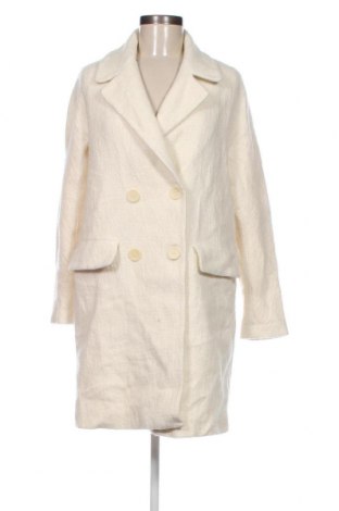 Дамско палто Zara, Размер S, Цвят Бял, Цена 22,55 лв.
