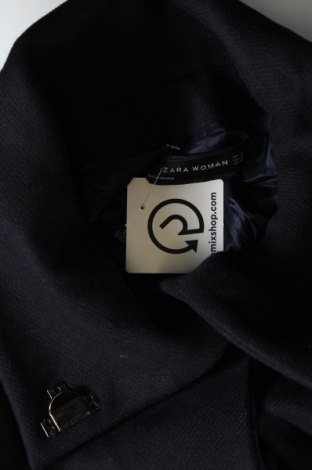 Дамско палто Zara, Размер XS, Цвят Син, Цена 25,16 лв.