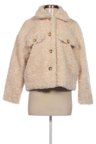 Дамско палто Zara, Размер S, Цвят Екрю, Цена 68,00 лв.