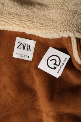 Palton de femei Zara, Mărime XS, Culoare Ecru, Preț 96,18 Lei