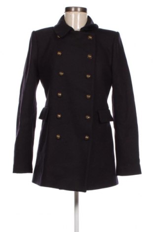 Дамско палто Zara, Размер L, Цвят Син, Цена 40,80 лв.