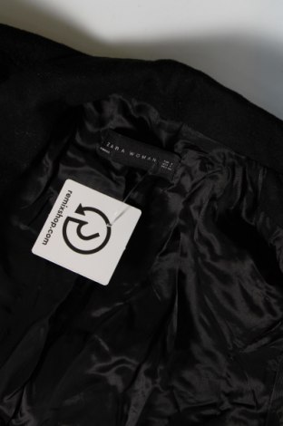 Damenmantel Zara, Größe S, Farbe Schwarz, Preis 10,41 €