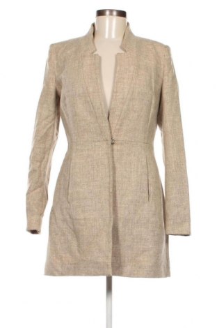Дамско палто Zara, Размер S, Цвят Бежов, Цена 27,20 лв.