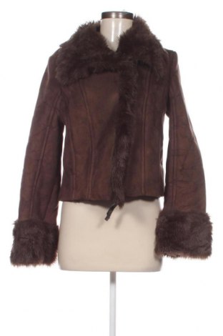 Дамско палто Zara, Размер L, Цвят Кафяв, Цена 16,32 лв.