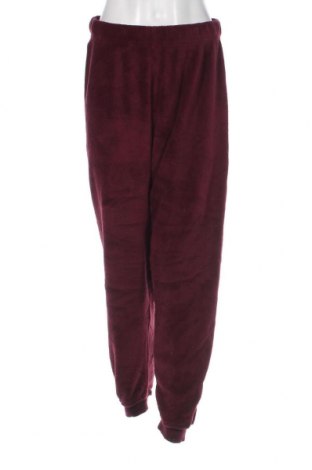 Γυναικείο παντελόνι fleece Love To Lounge, Μέγεθος M, Χρώμα Κόκκινο, Τιμή 10,76 €