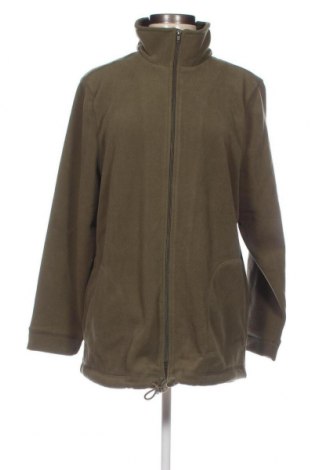 Γυναικεία ζακέτα fleece Collection L, Μέγεθος XL, Χρώμα Πράσινο, Τιμή 7,72 €
