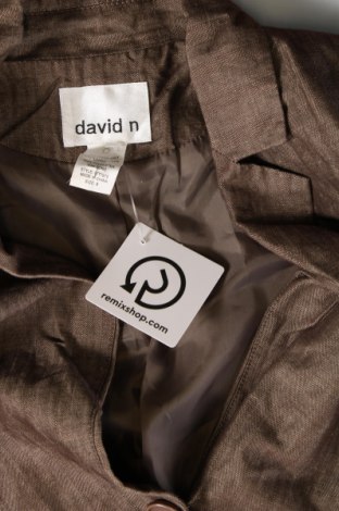 Дамско сако David N, Размер M, Цвят Кафяв, Цена 8,80 лв.