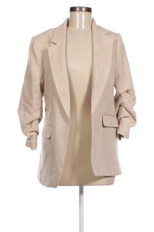 Γυναικείο σακάκι H&M, Μέγεθος L, Χρώμα  Μπέζ, Τιμή 25,31 €