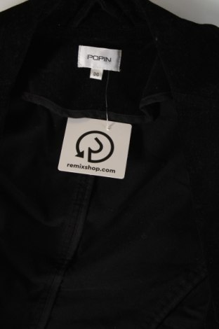 Γυναικείο σακάκι Popin, Μέγεθος S, Χρώμα Μαύρο, Τιμή 7,35 €