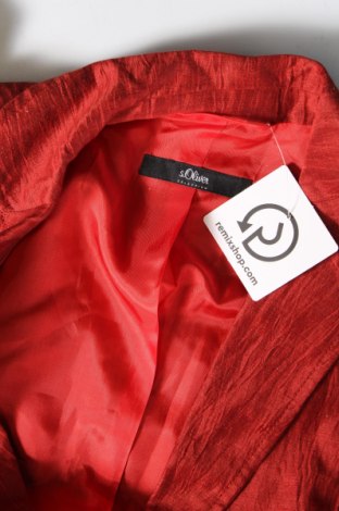 Дамско сако S.Oliver, Размер S, Цвят Червен, Цена 60,00 лв.